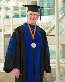 Darrell Berlin in Commencement Regalia